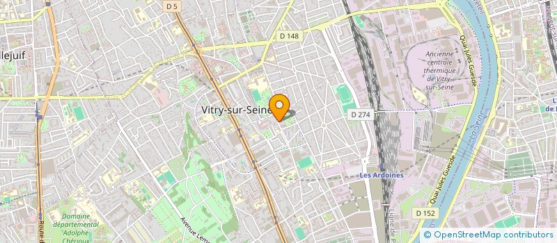 localisation de l'entreprise WONDER GAZELLES à VITRY-SUR-SEINE