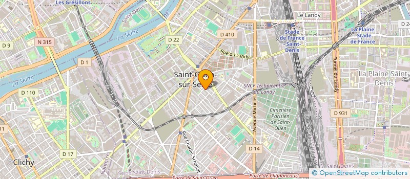 localisation de l'entreprise WONDER LAB CONSULTING à SAINT-OUEN-SUR-SEINE