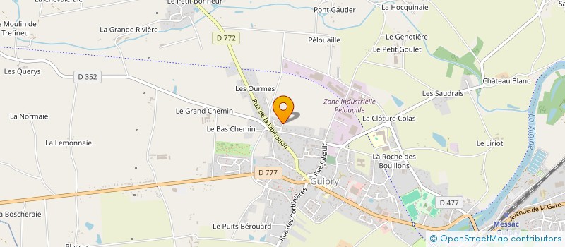 localisation de l'entreprise WONDER WOMEN LAG  GUIPRY-MESSAC