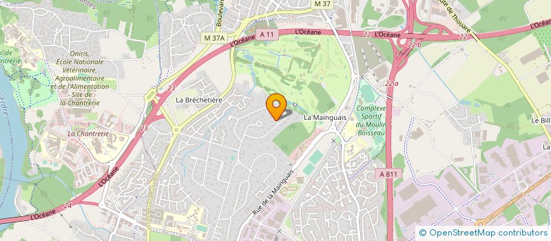 localisation de l'entreprise WONDERFOOD TRADING à CARQUEFOU