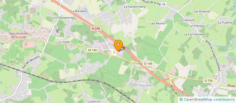 localisation de l'entreprise WONE à HAUTE-GOULAINE