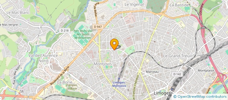 localisation de l'entreprise WONG BOX à LIMOGES