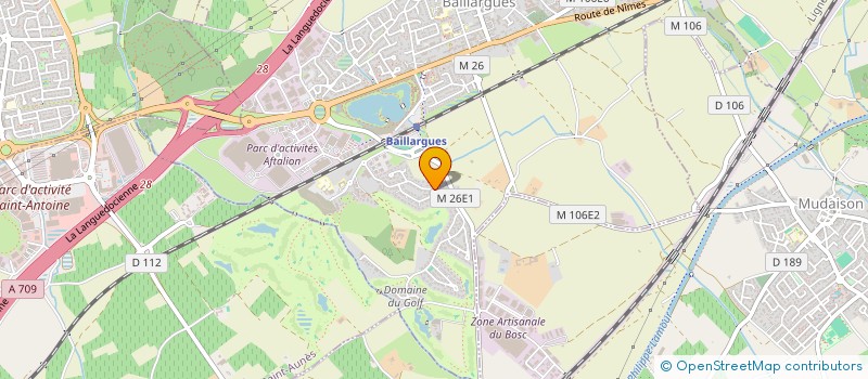 localisation de l'entreprise WONG HOLDING à BAILLARGUES