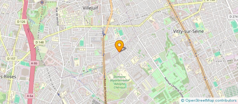 localisation de l'entreprise WONG IMMOBILIER à VILLEJUIF