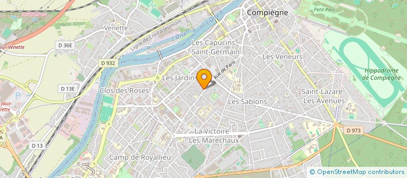 localisation de l'entreprise WONIYA SOUFFLE DE VIE à COMPIEGNE
