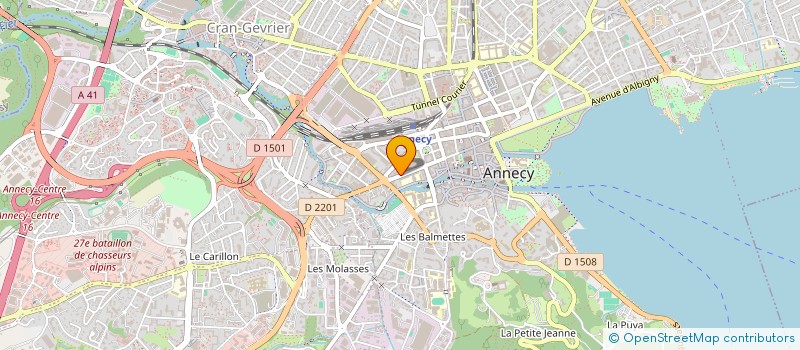 localisation de l'entreprise WOOCOOK à ANNECY