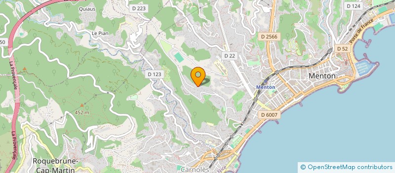 localisation de l'entreprise WOOD à MENTON