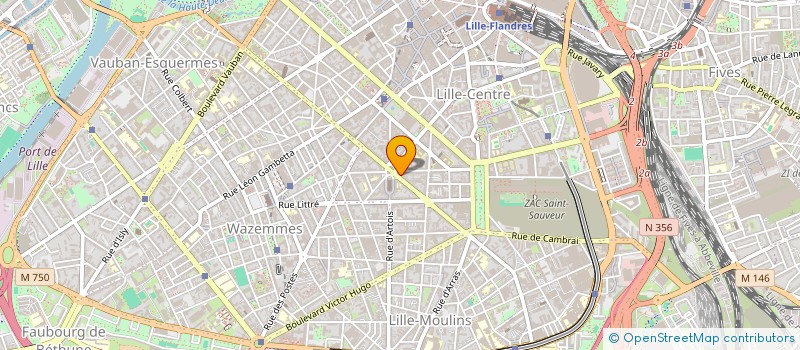 localisation de l'entreprise WOOD à LILLE
