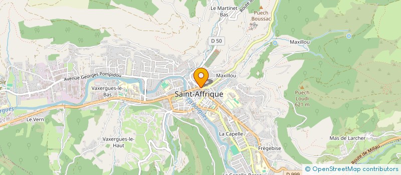 localisation de l'entreprise WOOD  SAINT-AFFRIQUE