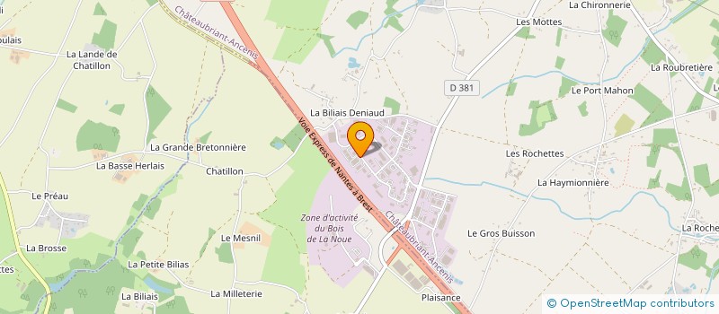 localisation de l'entreprise WOOD AND VAN  VIGNEUX-DE-BRETAGNE