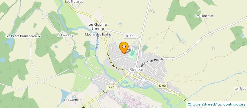 localisation de l'entreprise WOOD CENTER RAMONAGE  BONNY-SUR-LOIRE