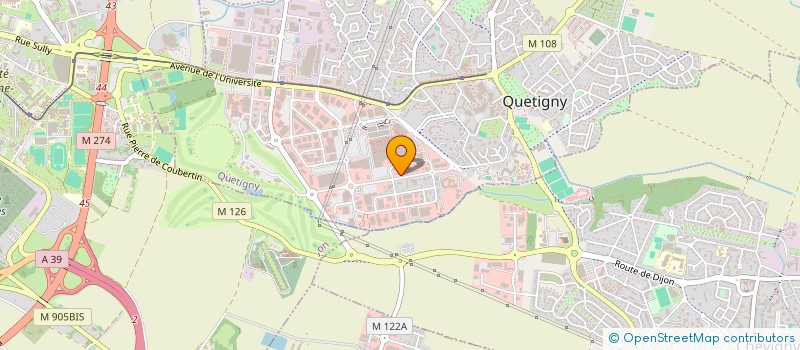 localisation de l'entreprise WOOD DISTRIBUTION  QUETIGNY