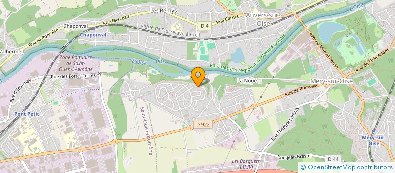 localisation de l'entreprise WOOD DREAM  MERY-SUR-OISE