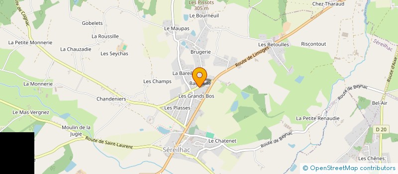 localisation de l'entreprise WOOD EVENT  SEREILHAC