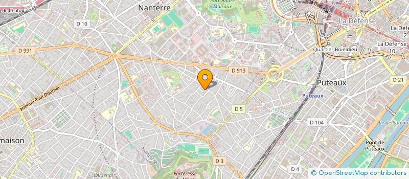 localisation de l'entreprise WOOD FACTORY NANTERRE  NANTERRE