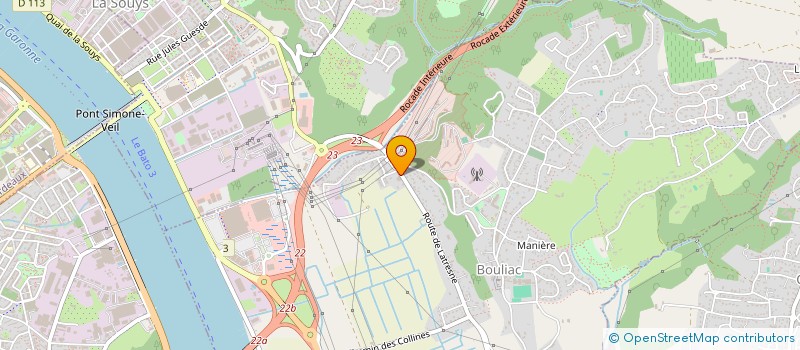 localisation de l'entreprise WOOD INDESIGN  BOULIAC