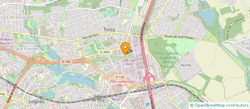 localisation de l'entreprise WOOD'INOV à TORCY