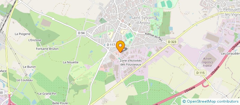 localisation de l'entreprise WOOD INVEST  VERRIERES-EN-ANJOU