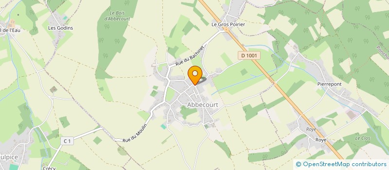 localisation de l'entreprise WOOD JOB  ABBECOURT