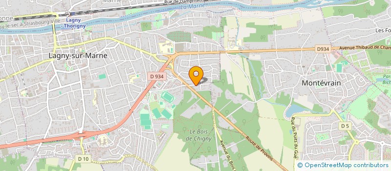 localisation de l'entreprise WOOD & KREATION  LAGNY-SUR-MARNE