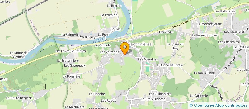 localisation de l'entreprise WOOD LOG  SAVONNIERES