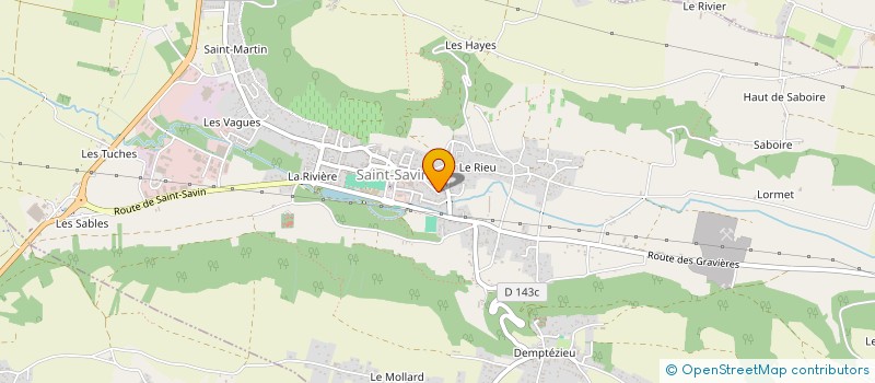 localisation de l'entreprise WOOD NATURE CONCEPT  SAINT-SAVIN