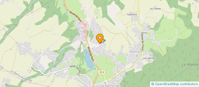 localisation de l'entreprise WOOD PARK  LA BALME DE SILLINGY