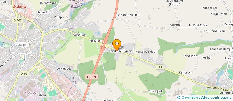 localisation de l'entreprise WOOD RAID CHALLENGE  REGUINY