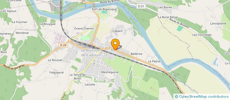 localisation de l'entreprise WOOD SALE SOLUTIONS à LE BUISSON-DE-CADOUIN