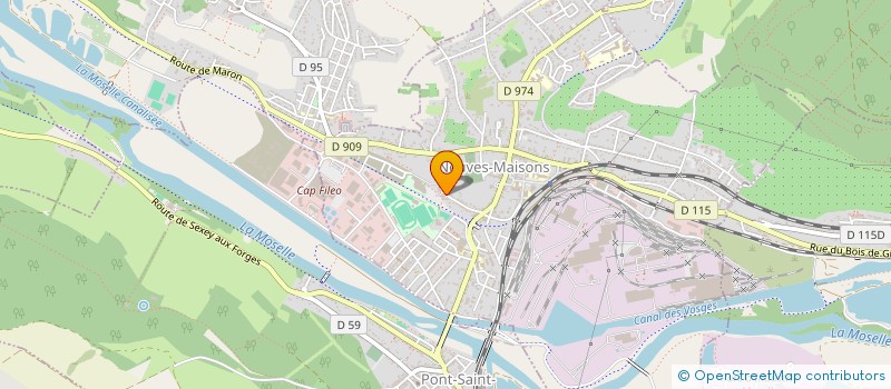 localisation de l'entreprise WOOD-STOCK  NEUVES-MAISONS