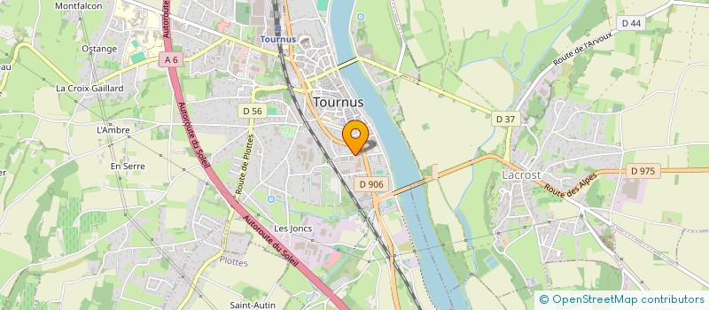 localisation de l'entreprise WOOD SYSTEMES FRANCE  TOURNUS