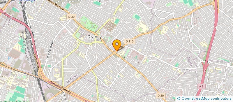 localisation de l'entreprise WOOD TP  DRANCY