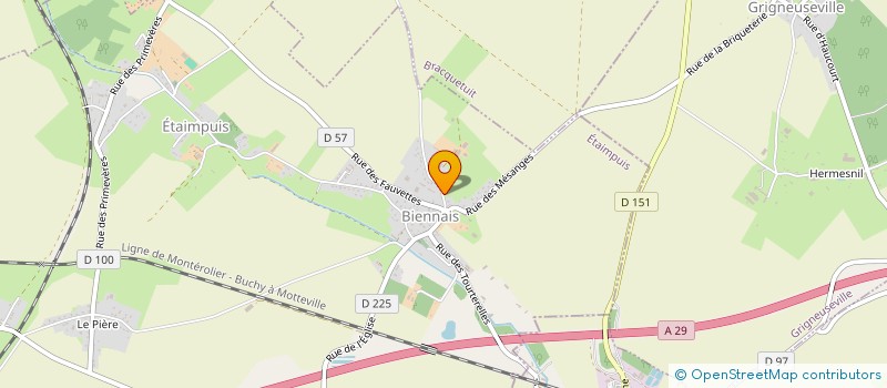 localisation de l'entreprise WOOD & WATT  ETAIMPUIS