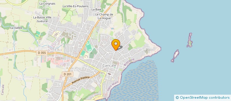 localisation de l'entreprise WOOD Y ROUX à CANCALE