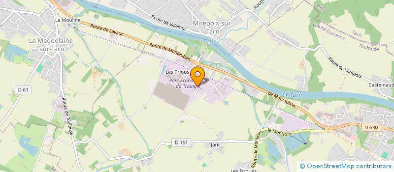 localisation de l'entreprise WOODCO à BESSIERES