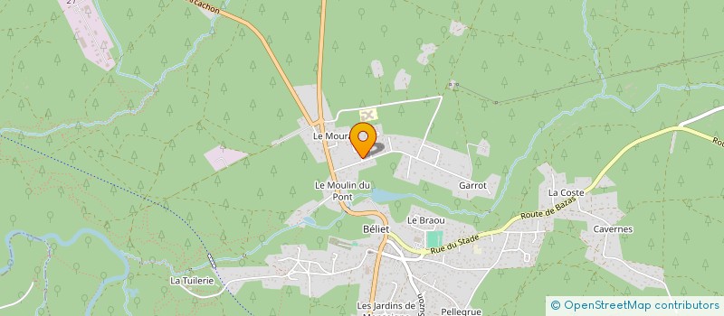 localisation de l'entreprise WOODCOCK FORAGE & ARROSAGE  VILLANDRAUT