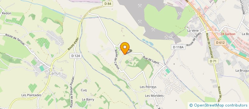 localisation de l'entreprise WOODCRAFT à SALIES