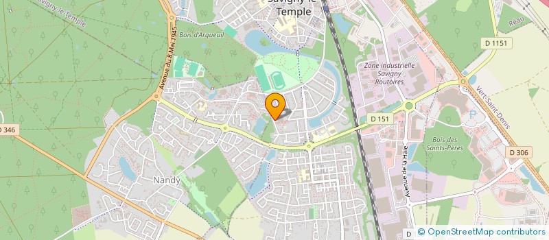 localisation de l'entreprise WOODEN 2.0  SAVIGNY-LE-TEMPLE