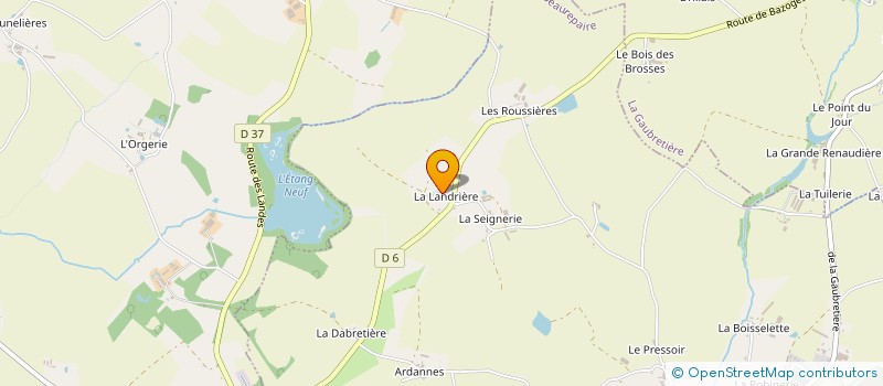 localisation de l'entreprise WOODEN BARN à BEAUREPAIRE