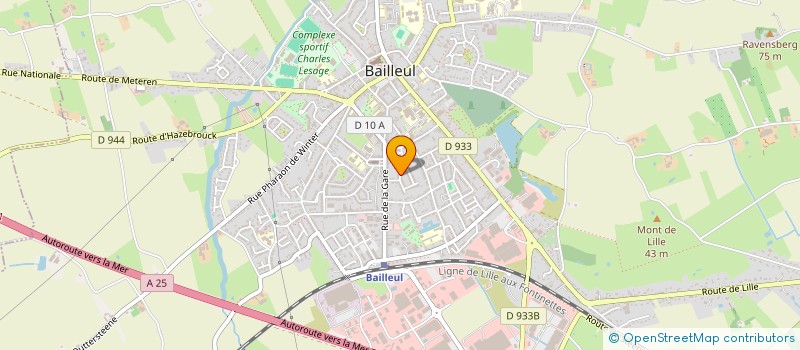 localisation de l'entreprise WOODENBOX à BAILLEUL