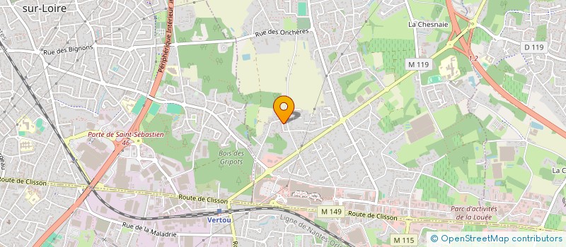 localisation de l'entreprise WOODEO CONSEIL  BASSE-GOULAINE