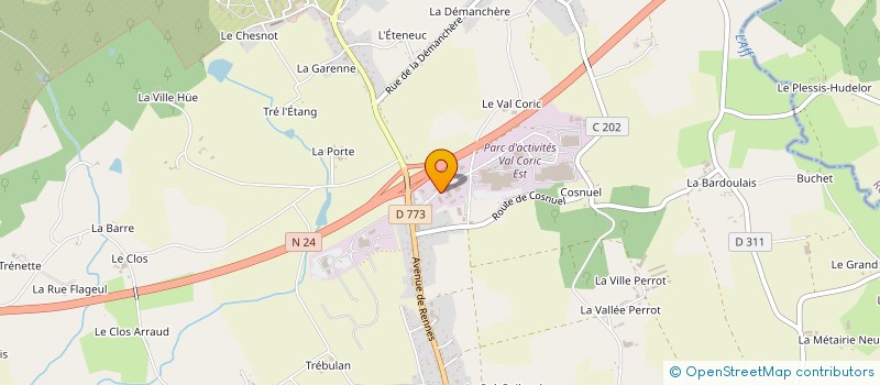 localisation de l'entreprise WOODHAVEN KENNELS à PORCARO