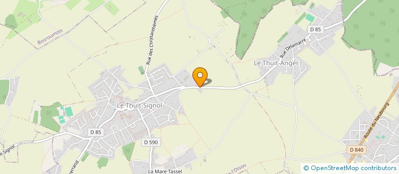 localisation de l'entreprise WOODHEAD SOFTWARE & ELECTRONICS S.A.S.U. à LE THUIT DE L'OISON