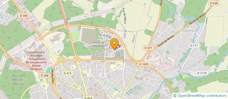 localisation de l'entreprise WOODI ENSEMBLE à MELUN