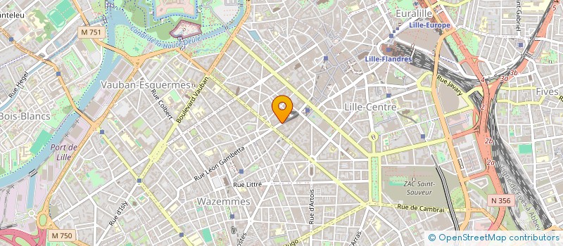 localisation de l'entreprise WOODII à LILLE