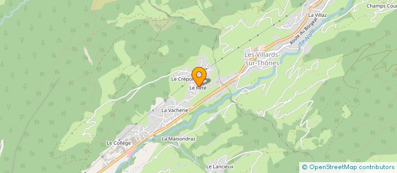 localisation de l'entreprise WOODIMMO à THONES