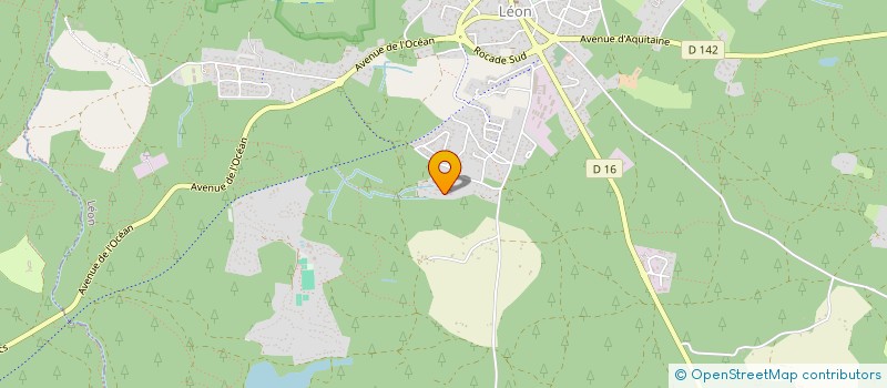 localisation de l'entreprise WOODLANDS  LEON