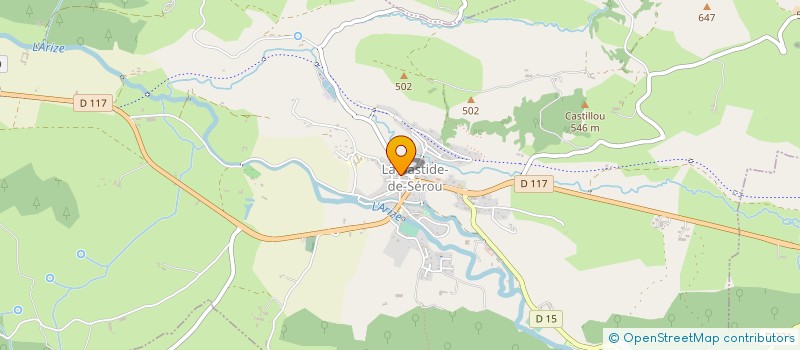 localisation de l'entreprise WOODLER à LA BASTIDE-DE-SEROU