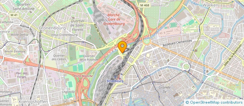 localisation de l'entreprise WOODPATH  STRASBOURG