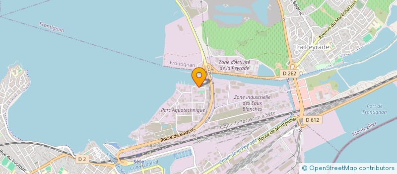 localisation de l'entreprise WOODPRO à AGDE